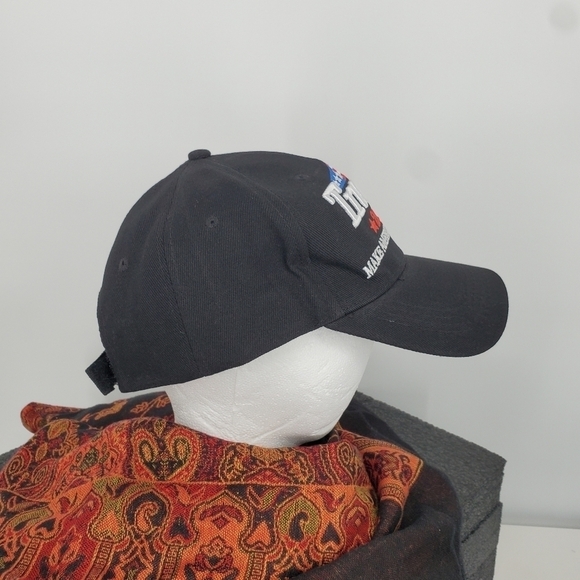 Trump 2024 Embroidered Signature Make America Great Again Rope Cap Black Hat NEW - Picture 6 of 12